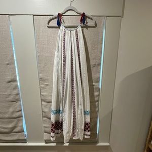 Ulla Johnson Cotton Gauze Embroidered Sundress Size